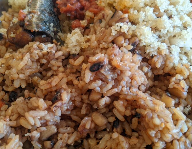 Le benga : la combinaison parfaite du riz et du haricot.