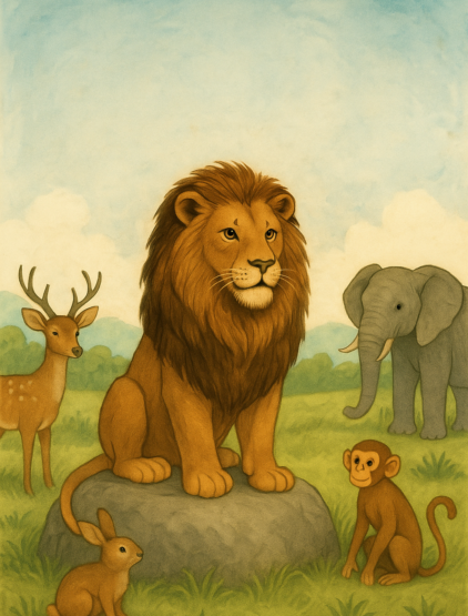 Comment le lion devient Roi des animaux