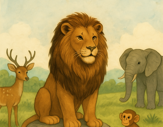 Comment le lion devient Roi des animaux
