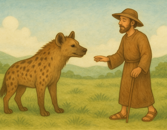 L’hyène et l’aveugle