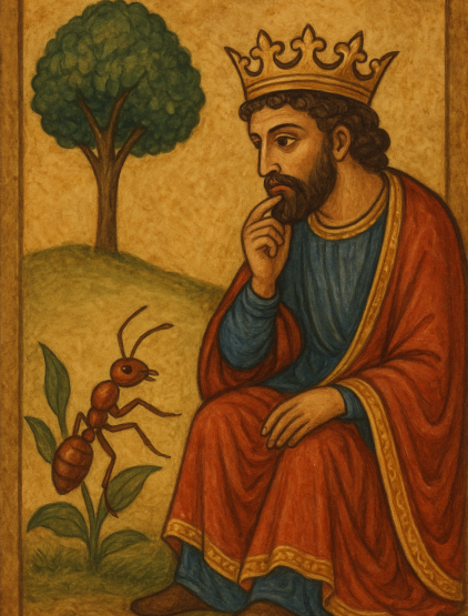La fourmi et le roi Salomon