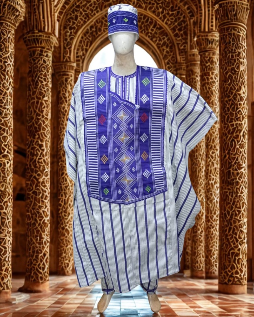 Tenue traditionnelle majestueuse en Faso Dan Fani – Image 3