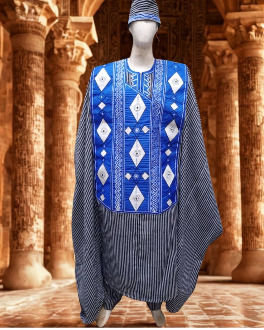 Tenue traditionnelle majestueuse en Faso Dan Fani – Image 2