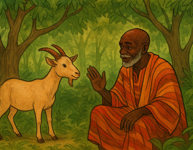 La chèvre et le vieillard